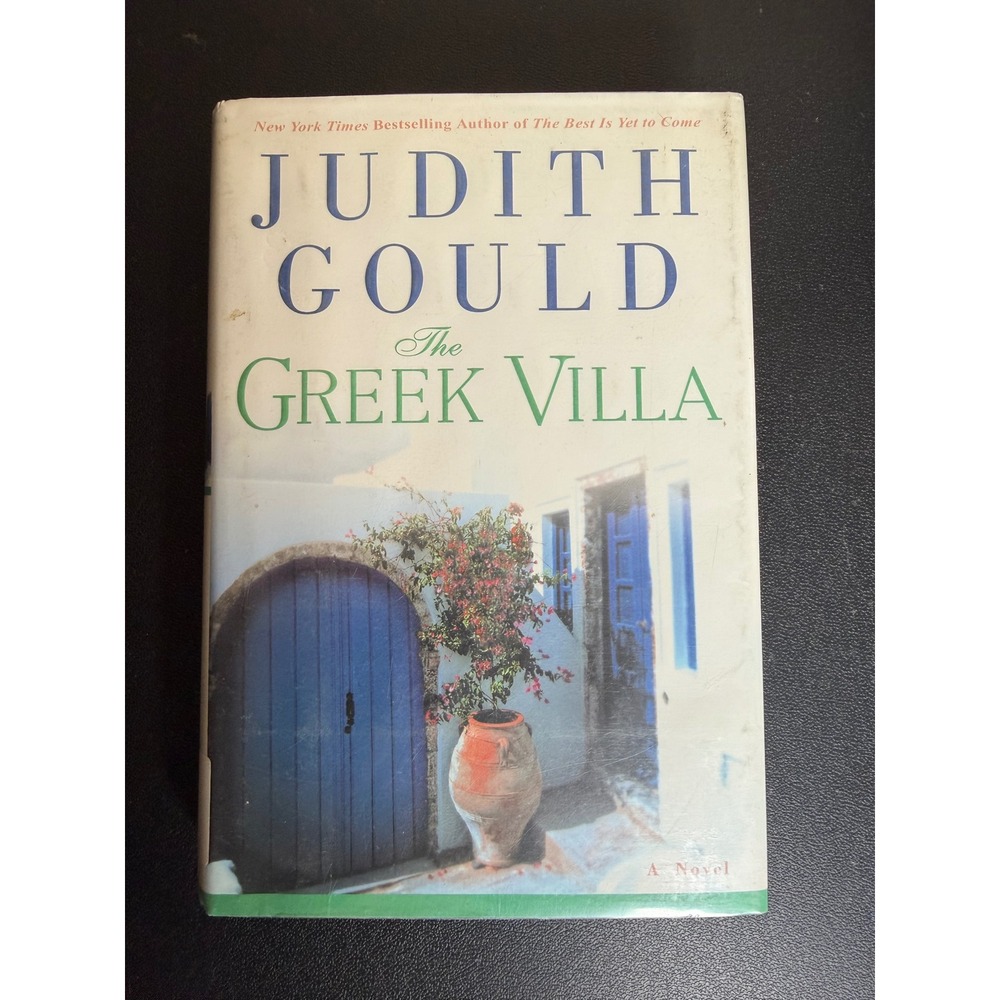 The Greek‎ Villa Judith Gould Hardcover Novel 2002 Fiction Romance Suspense Book